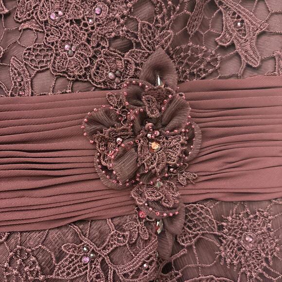 NWT  Social Occasions by Mon Cheri. Satin Sequin Mother Of Bride. Size 8. $398 - Picture 5 of 12